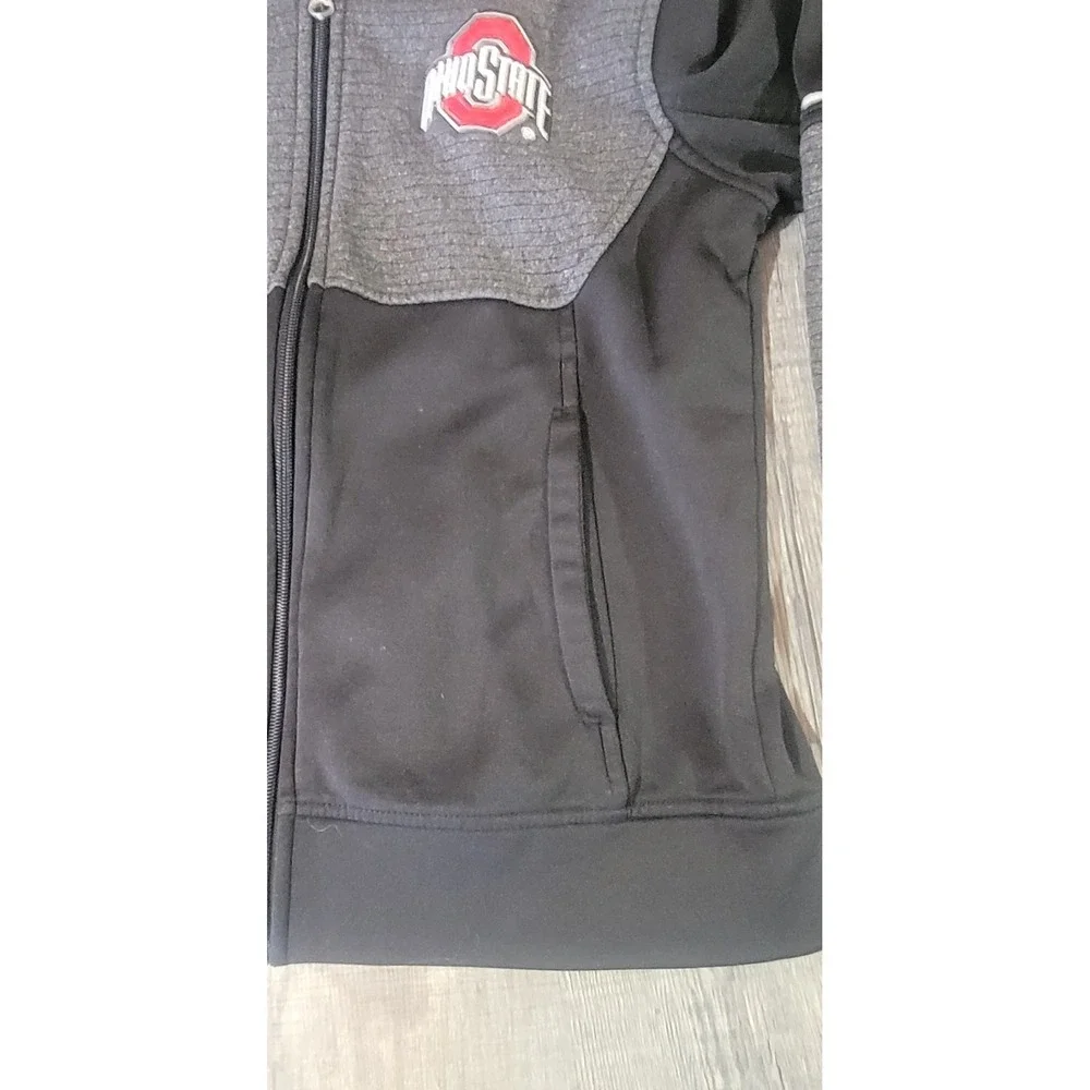 Ohio State Buckeyes Hooded Full Zip Jacket Youth‎ M 8-10 Team Athletics NCAA EUC